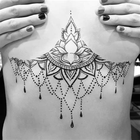 27+ Under boob tattoo designs for Women: Classy